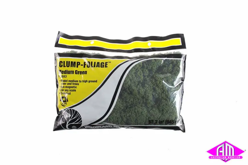 Fc683 - Clump Foliage - Medium Green (Small) 1