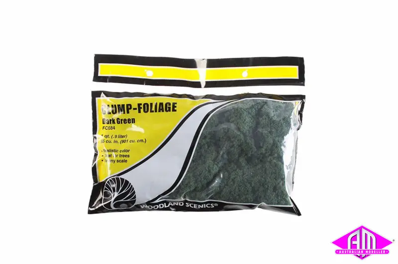 Fc684 - Clump Foliage - Dark Green (Small) 1