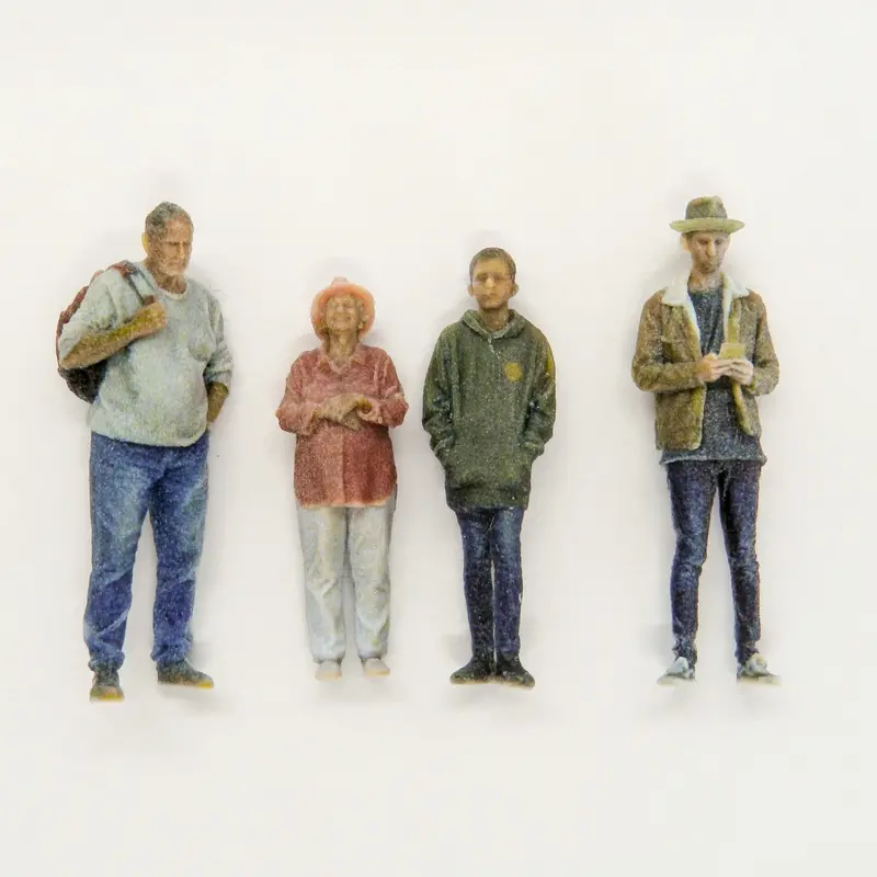 Figures – We3d-Pw1 - People Waiting 1 (O Scale) 1