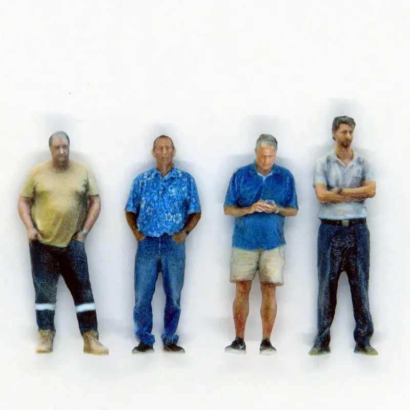 Figures - We3d-Pw3n - People Waiting 3 (N Scale) 1