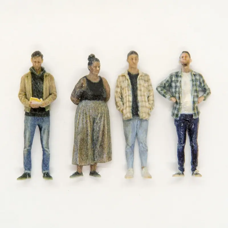 Figures - We3d-Ya1 - Young Adults 1 (O Scale) 1