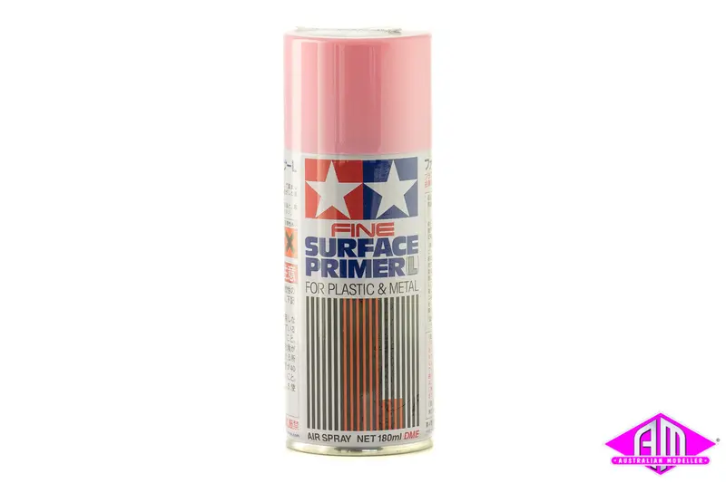 Fine Surface Primer L Pink - 180Ml Spray Can Plastic/Metal 1