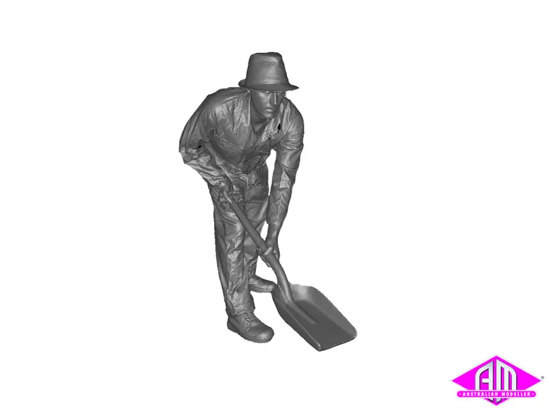 Fireman Shovelling F (7Mm Scale) 1