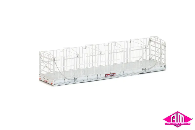 Flexi-Van Trailer, Alltrans Silver Caged Trailer Bv-5- Twin Pack, Tra-26 1