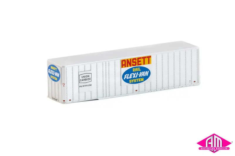 Flexi-Van Trailer, Ansett Rail Flexi-Van System (Union Carbide) Bv-2 - Twin Pack, Tra-9 1