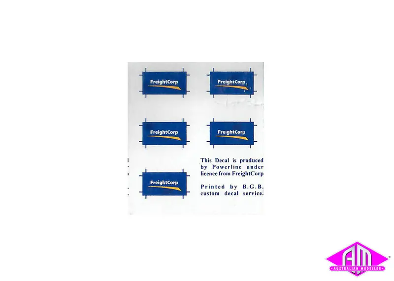 Freight Corp Decals Pdn-001 1
