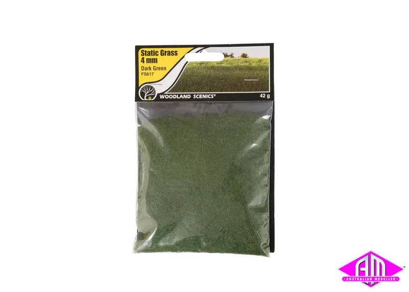 Fs617 - Static Grass - Dark Green 4Mm 1