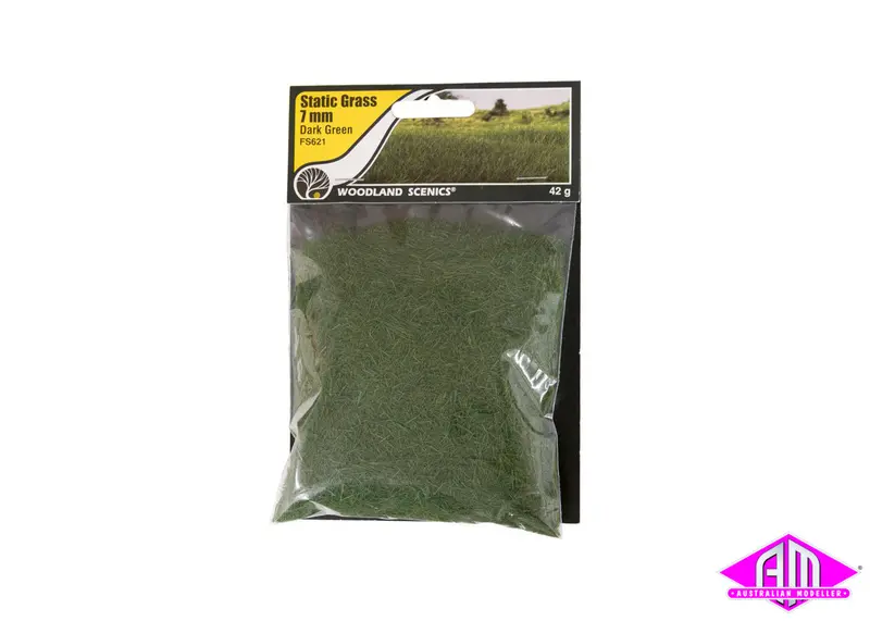Fs621 - Static Grass - Dark Green 7Mm 1