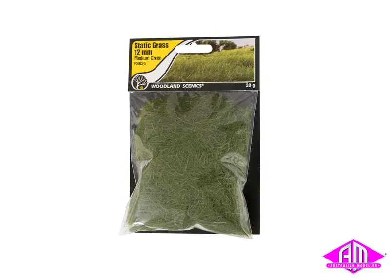 Fs626 - Static Grass - Medium Green 12Mm 1