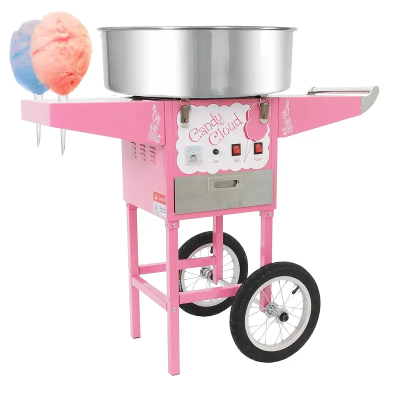 Funtime Ft1000 Commercial Style Candy Cloud Cotton Hard Candy Machine Floss Maker Cart 1