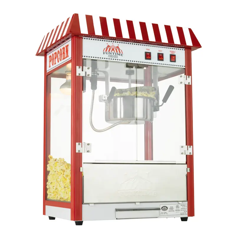 Funtime Ft8000cp 8 Oz Commercial Style Carnival Bar Style Popcorn Popper Machine 1