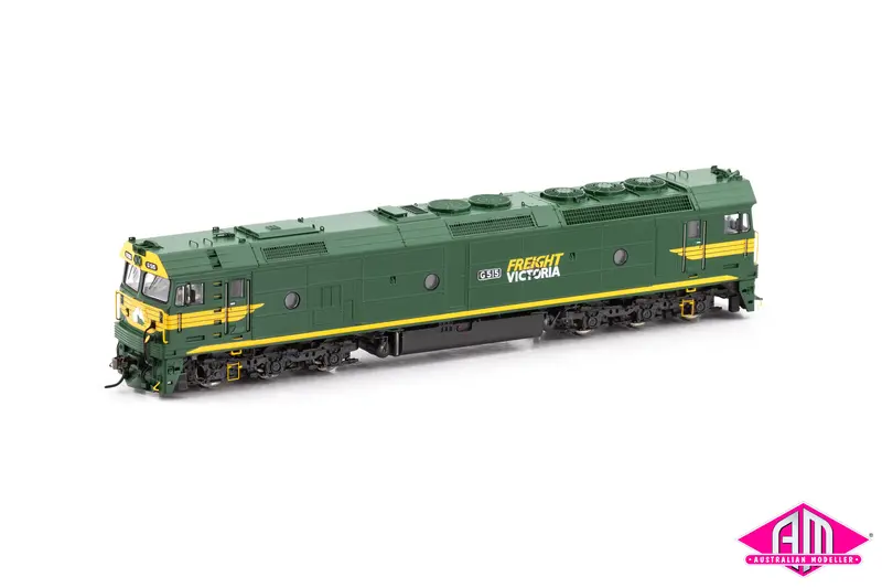 G Class Locomotive Series 1, G515 Freight Victoria Green & Yellow (G-5) Ho Scale 1