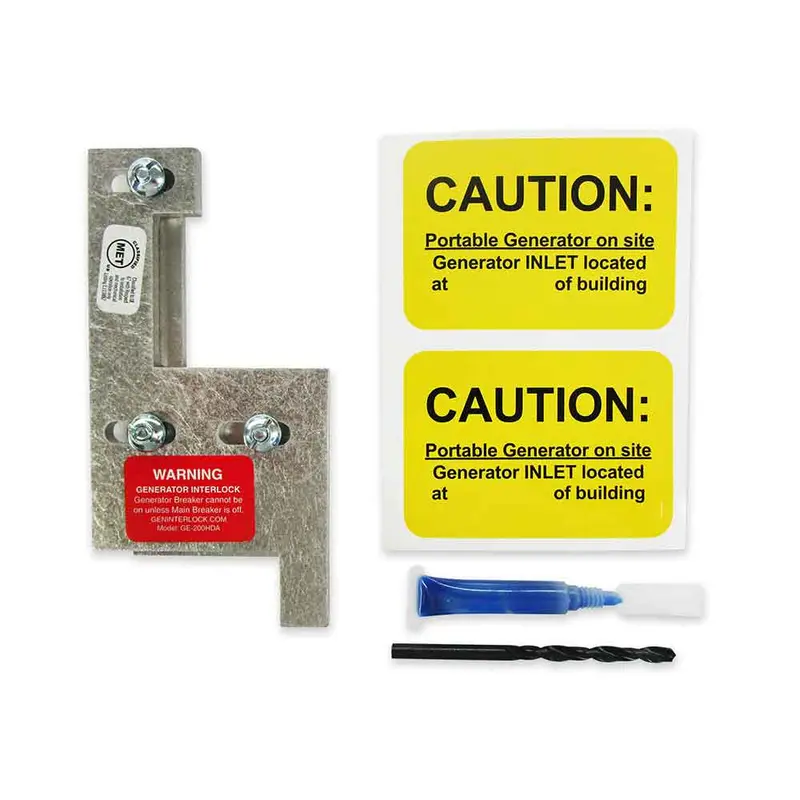 Geninterlock Ge-200Hda Generator Interlock Kit Breaker Panel 150/200 Amp Newer Vertical Main 1
