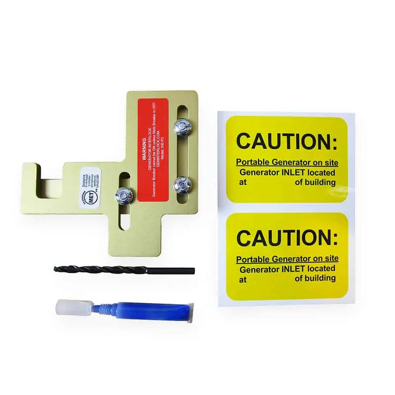 Geninterlock Sie-P2 Generator Interlock Kit Breaker Panel 150/200 Amp Panels Siemens And Murray 1