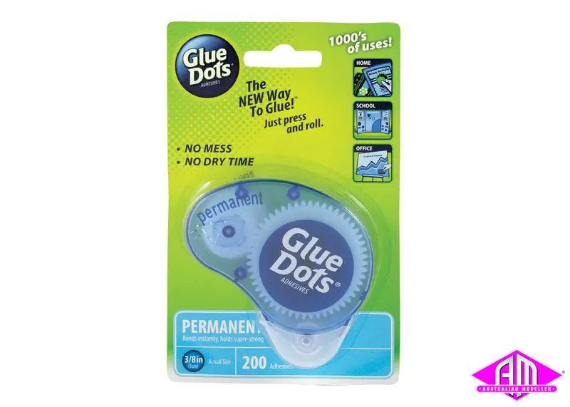 Glue Dots Permanent 10Mm Round 1