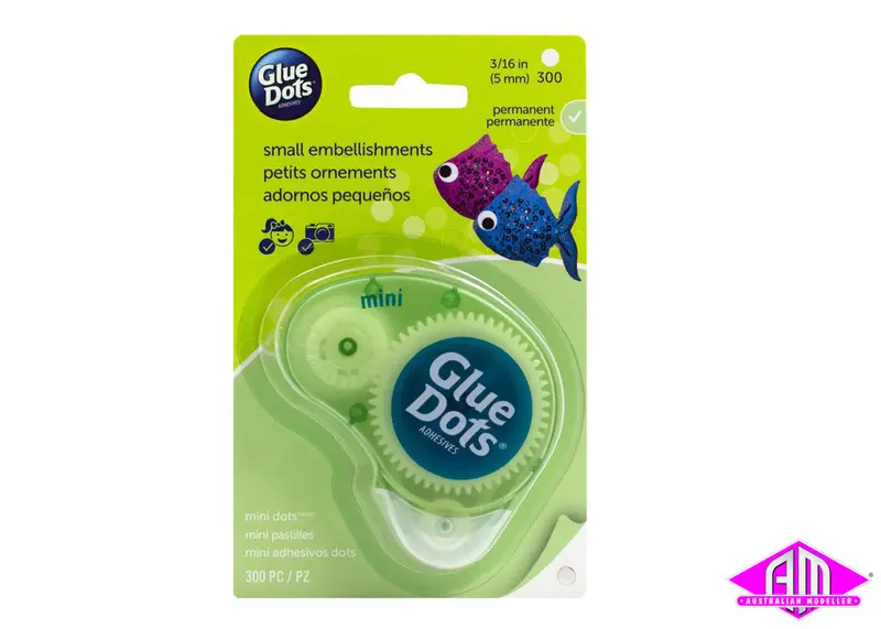Glue Dots Permanent 5Mm Round 1
