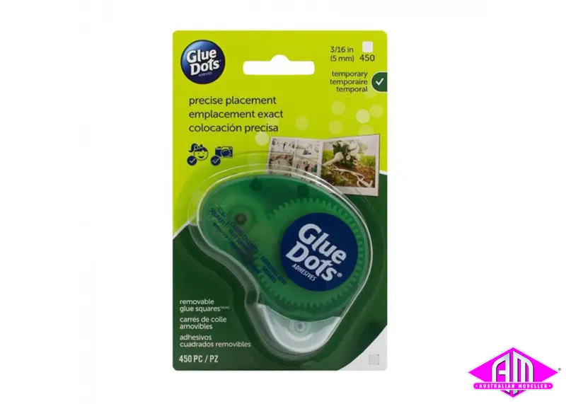 Glue Dots Removable 5Mm Square 1