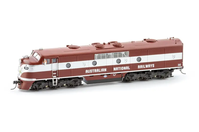 Gm Class Locomotive, Australian National Railways - Maroon/Silver, Gm30 (Ho Scale) 1