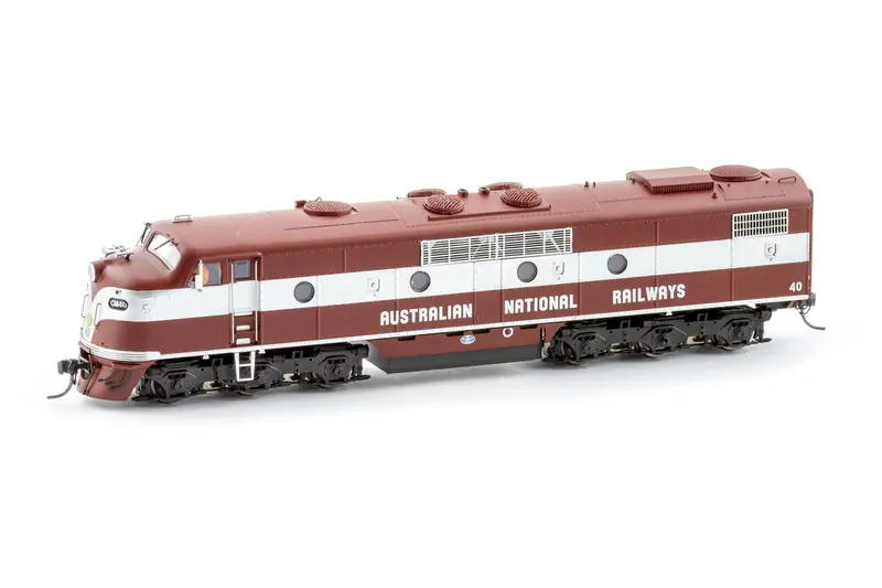 Gm Class Locomotive, Australian National Railways - Maroon/Silver, Gm40 (Ho Scale) 1
