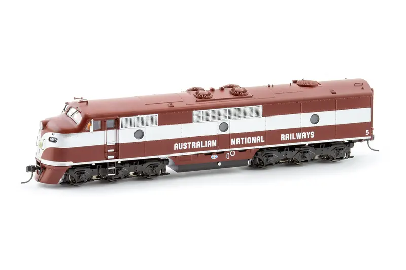 Gm Class Locomotive, Australian National Railways - Maroon/Silver, Gm5 (Ho Scale) 1