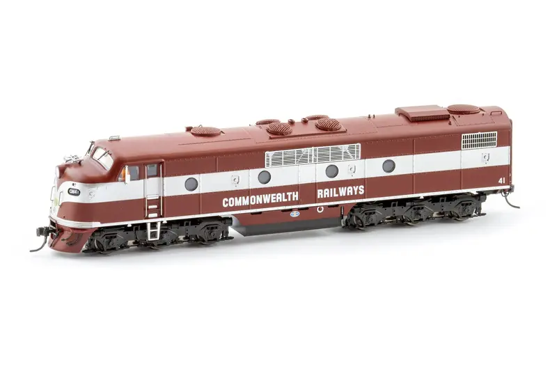Gm Class Locomotive, Commonwealth Railways - Maroon/Silver, Gm41 (Ho Scale) 1