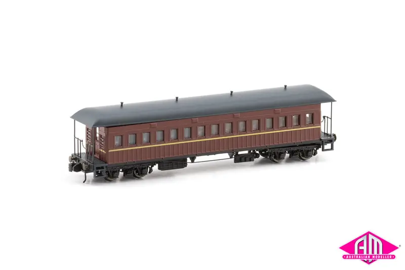 Gm-Iruea - Fo Passenger Cars - Indian Red - Suburban Elliptical Roof - Early - Twin Pack (N Scale) 1