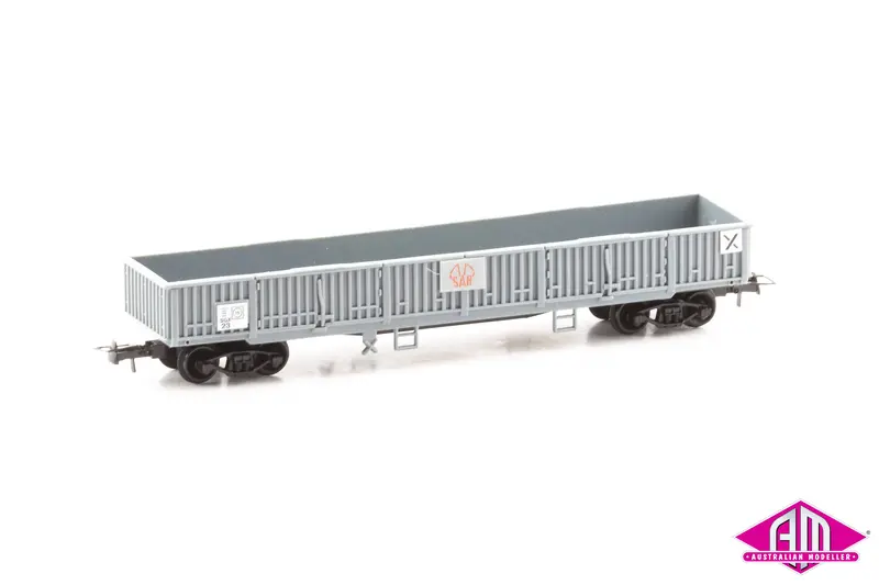 Gondola/Open Wagon - Freightline Sgx #23 Sar Grey Ho Scale (Single Car) 1