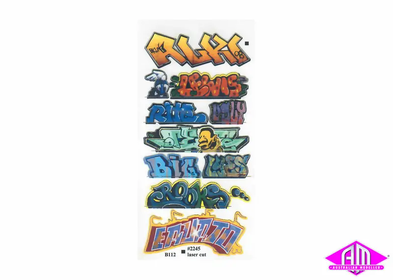 Graffiti Decals Mega #2 1