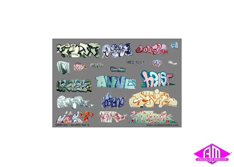 Graffiti Decals Set 5 1