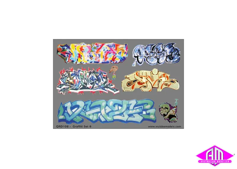 Graffiti Decals Set 8 1
