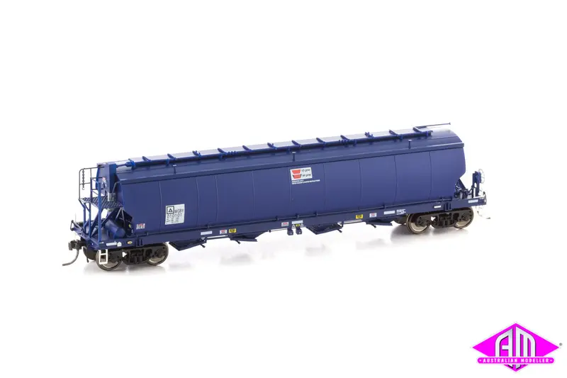 Grain Hopper Awb Wgby Standard Gauge, Dark Blue, As Built Circa 2009 - Current (Wgb02) 3Pk 1