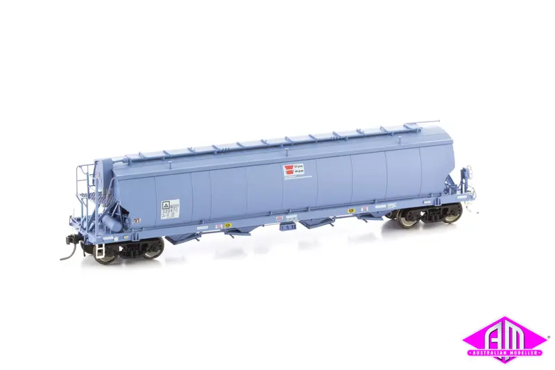 Grain Hopper Awb Wgsy Standard Gauge, Faded Dark Blue Circa 2010 - Current (Wgs08) 3Pk 1