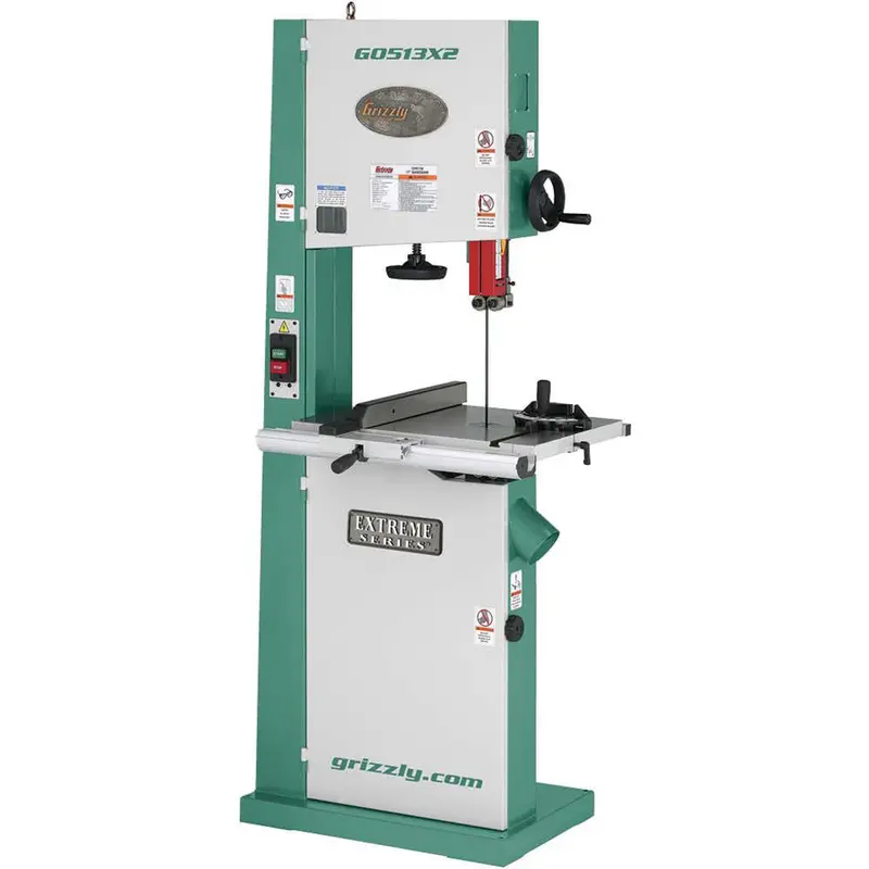 Grizzly G0513x2 110V/220V 17 Inch 2 Hp Bandsaw Cast Iron Trunnion 1