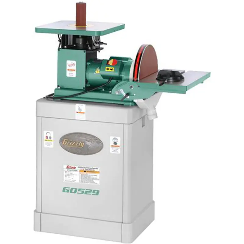 Grizzly G0529 110V Oscillating Spindle 12 Inch Disc Sander 1