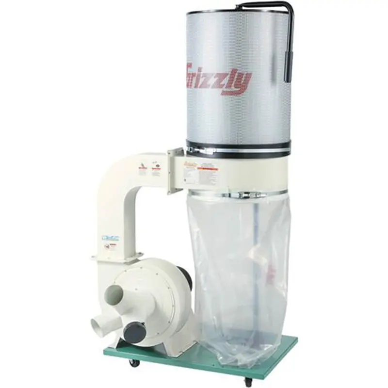 Grizzly G0548zp 240V 2 Hp Canister Dust Collector With Aluminum Impeller 1