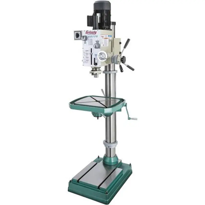 Grizzly G0779 220V 23-3/8 Inch Heavy-Duty Floor Model Gearhead Drill Press 1