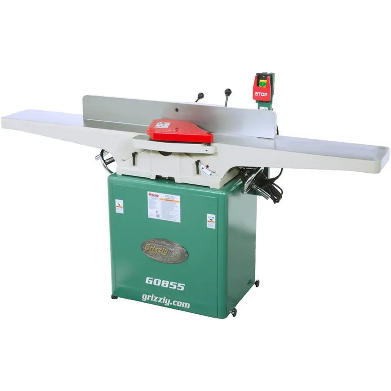 Grizzly G0855 230V 8 Inch X 72 Inch Jointer With Built-In Mobile Base 1