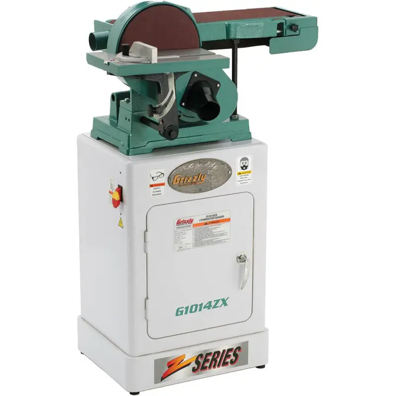 Grizzly G1014zx 110V/220V 6 Inch X 48 Inch Belt Combo Sander Cabinet Stand 1