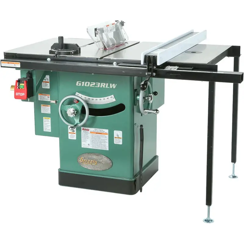 Grizzly G1023rlw 240V 10 Inch 3 Hp 240V Cabinet Left-Tilting Table Saw 1