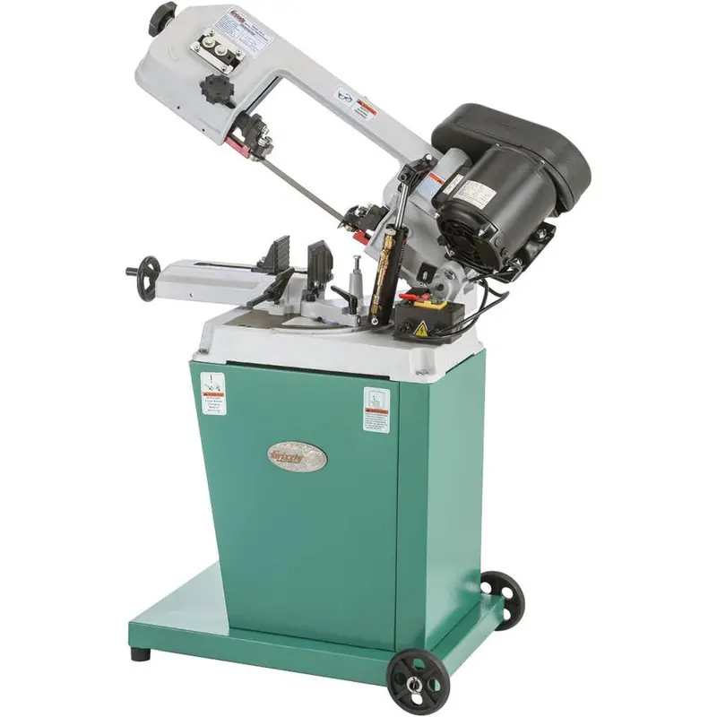 Grizzly G9742 110V 5 Inch X 6 1/2 Inch Hp Metal-Cutting Bandsaw With Swivel Head 1