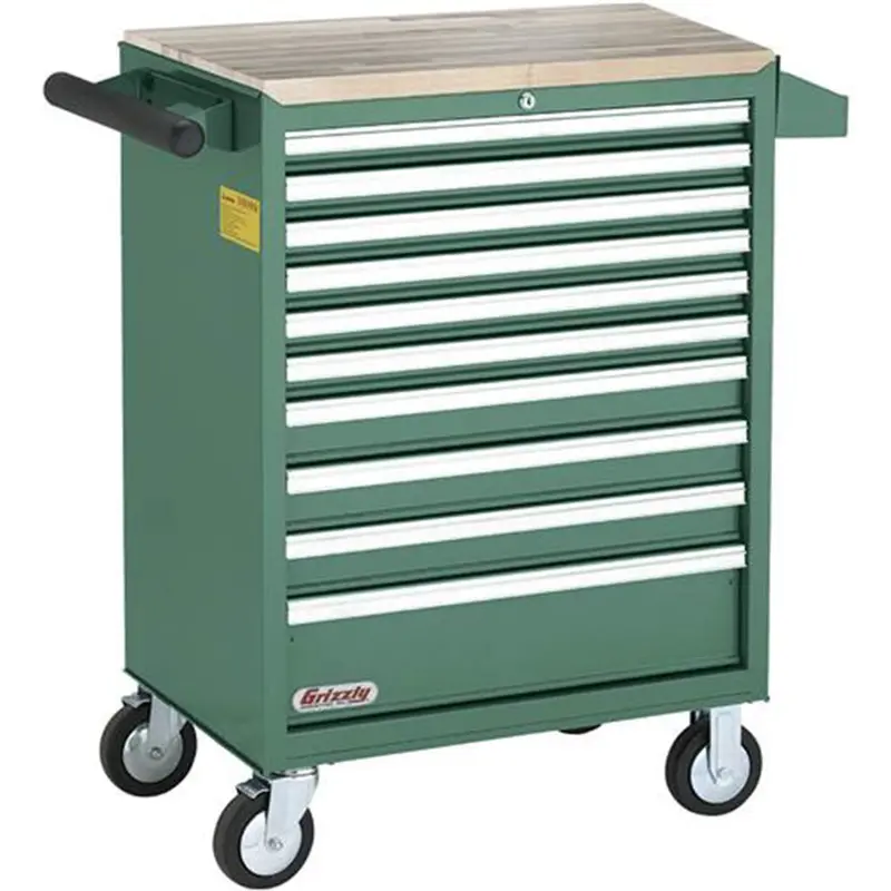 Grizzly H7730 10 Drawer Rolling Tool Cabinet 1