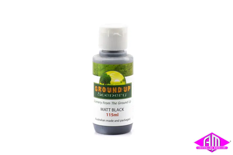 Ground Up - Paint Matt Black 115Ml 1