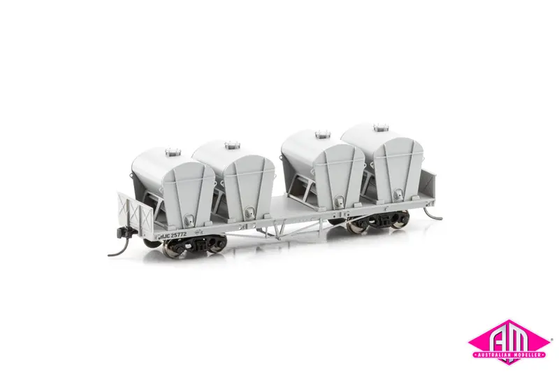 Hjc Cement Wagon Set 2 Rtr032 (3 Pack) Ho 16.5Mm Gauge 1