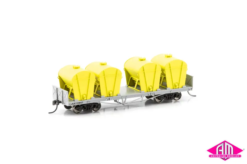 Hjc Cement Wagon Set 5 Rtr035 (3 Pack) Ho 16.5Mm Gauge 1