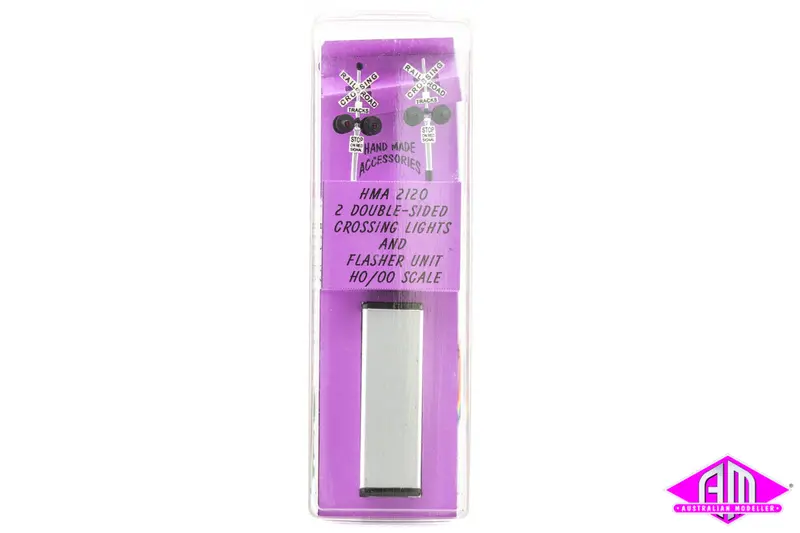 Hma - Crossing Signal Double Sided With Flasher Unit "Railroad" X2 Ho 1