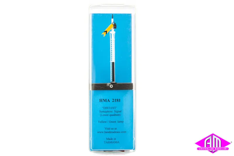 Hma - Distant Semaphore Signal Lower Quadrant Yellow/Green Lamp Ho 1