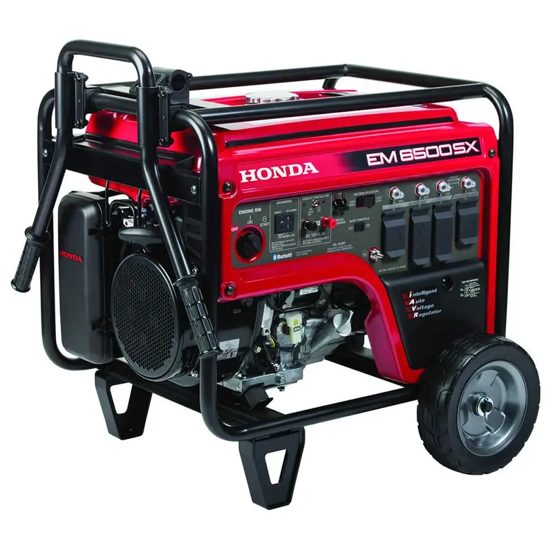 Honda Em6500s 6,500 Watt 120/240V Electric Start Portable Generator W/ Co-Minder 1