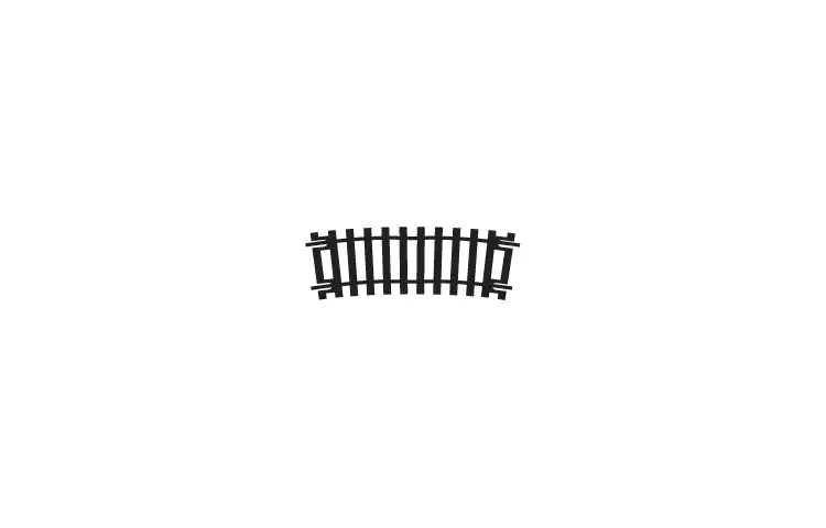 Hornby - R643 - Half Curve - 2Nd Radius (Ho Scale) 1