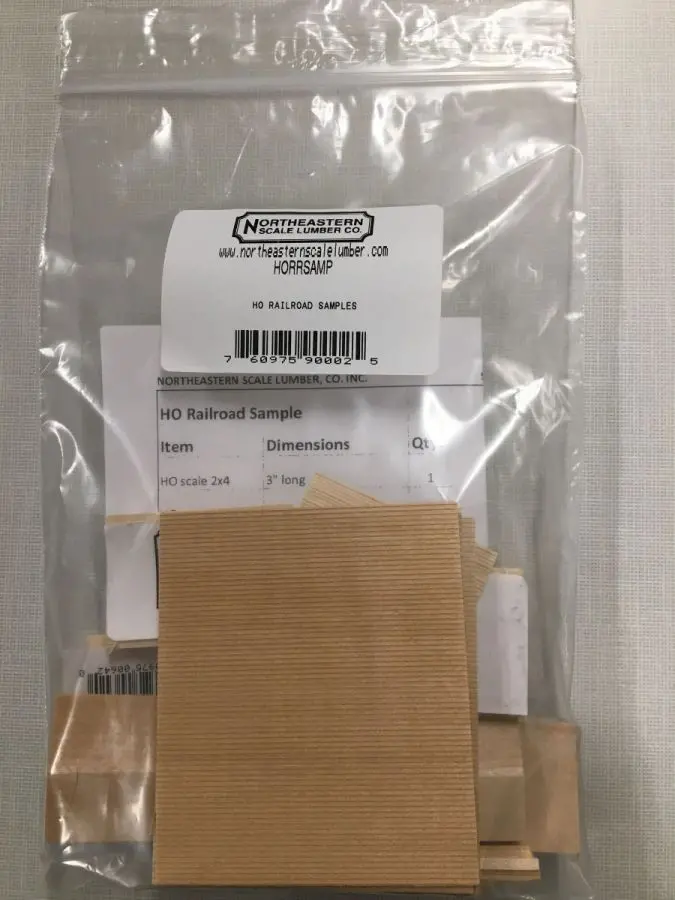 Horrsamp - Lumber Sample Pack (Ho Scale) 1