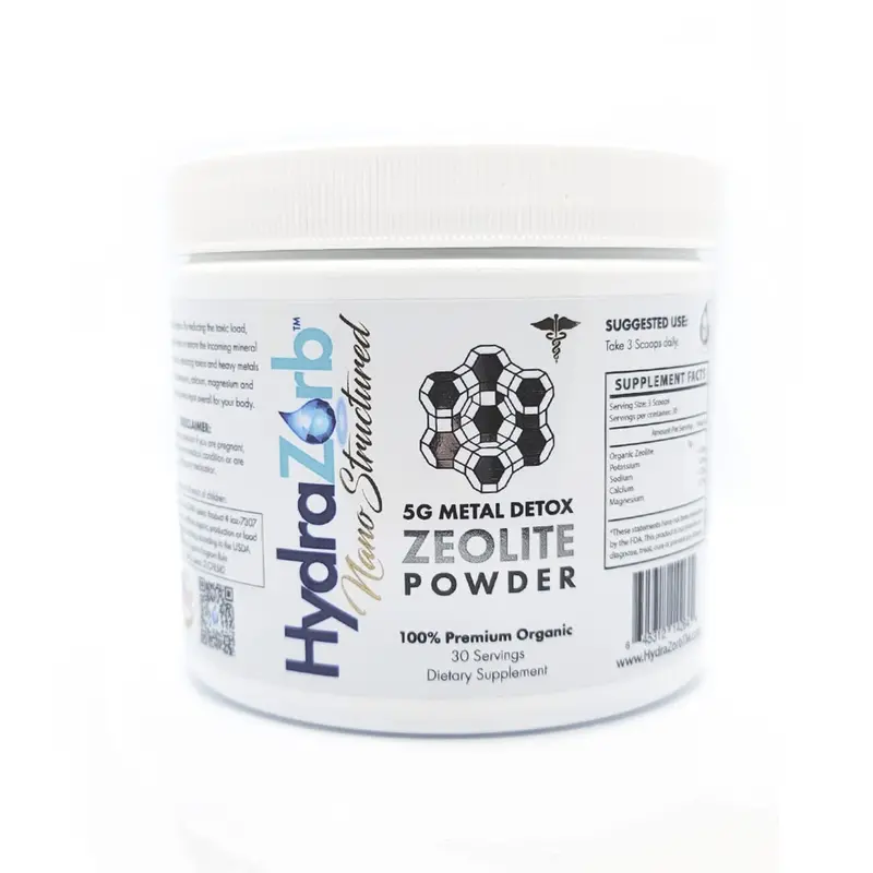Hydrazorb Nano Structured Zeolite Powder For Organic Full Body Detox And Immune Support 1